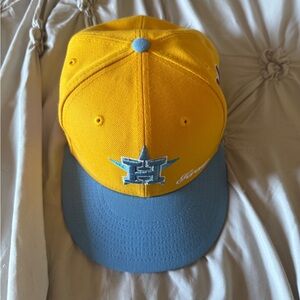 New Era Yellow and Blue Cap